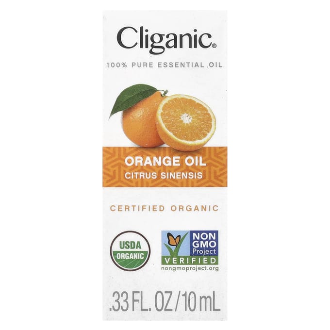 100% Pure Essentiële Olie, Sinaasappelolie, 10ml(0.33 fl oz)