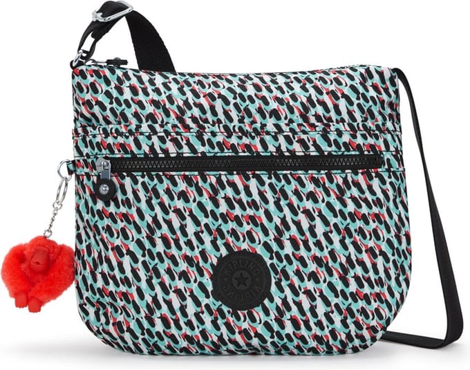 kipling Schoudertas Basic Print Arto Shoulderbag Abstract Print Veelkleurig