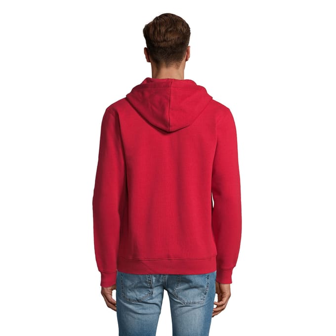 SOLS Heren Spike Full Zip Hoodie (Rood)