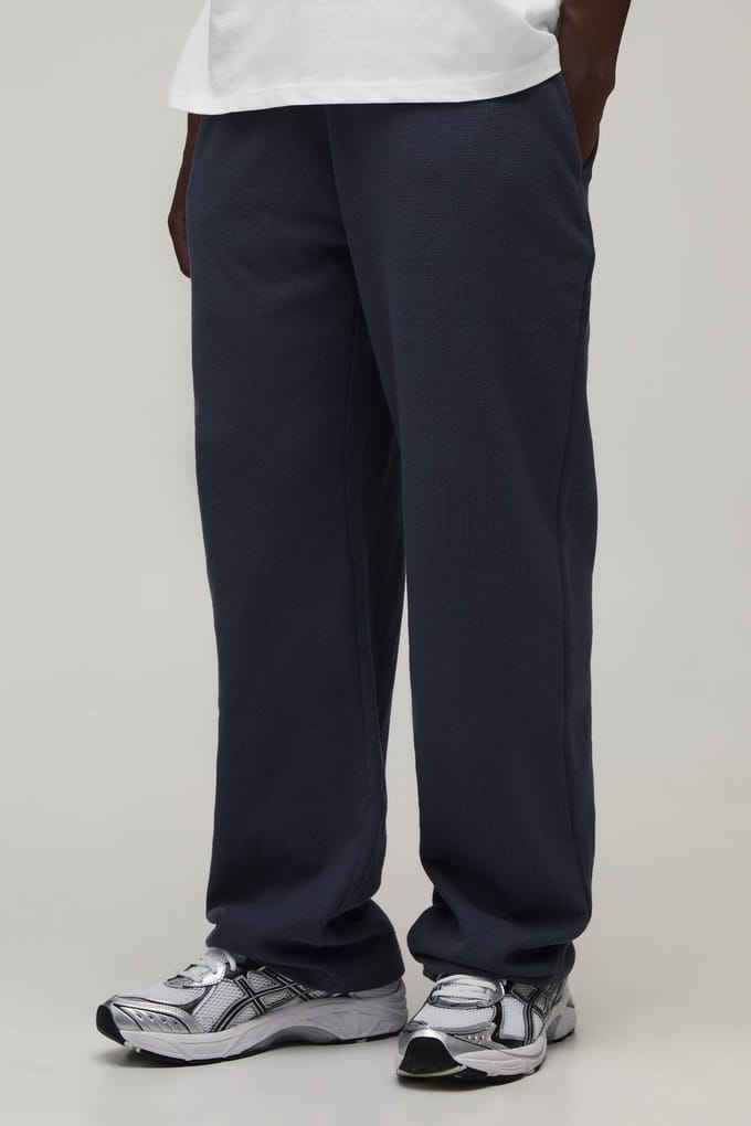 Ontspannen Wafel Joggingbroek | Charcoal | Size Medium