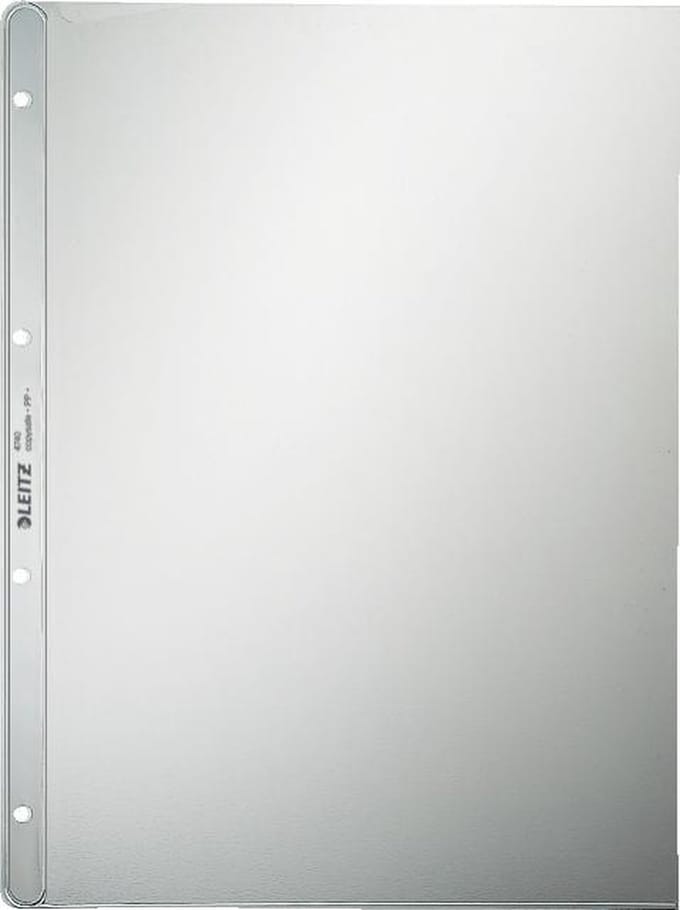 Leitz Premium Showtas - A4 - 0,13 mm - 4-gaats - 100 stuks - Transparant