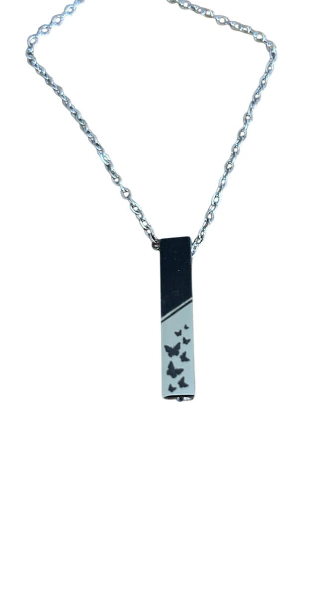 Bijoux by Ive - Rechthoekige Ashanger met Vlinders