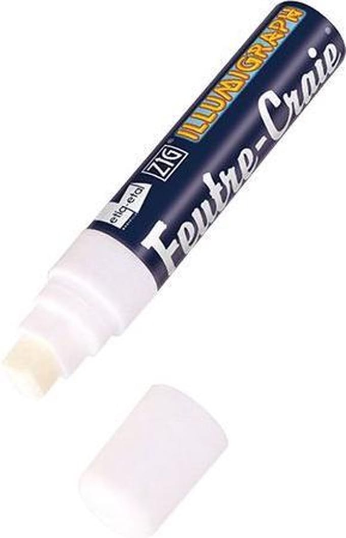 Veluw Horeca Witte Krijtstift - Ø15mm