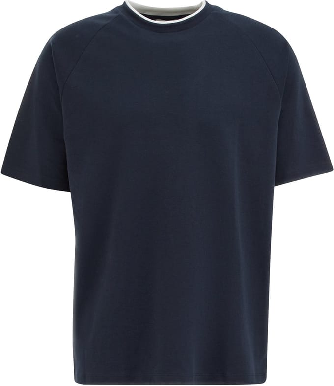 WE Fashion Heren boxy fit T-shirt