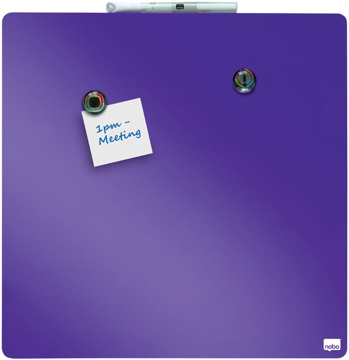 Nobo Tile 36x36 Cm Klein Magneetbord Paars