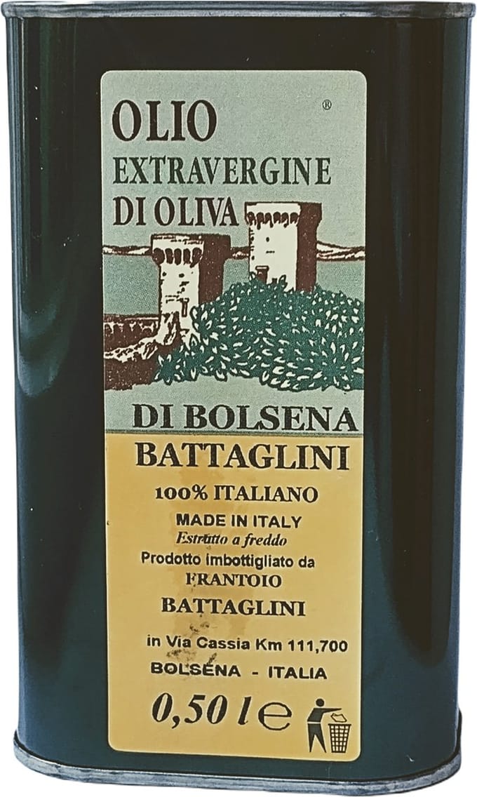 Battaglini-Extra Vergine Olijfolie-Italië-blik 500 ml