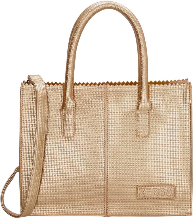 Zebra Trends Sanne Handtas Schoudertas - Goud
