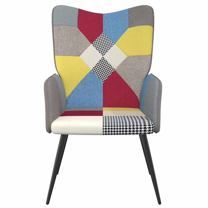 vidaXL - Relaxstoel - patchwork - stof