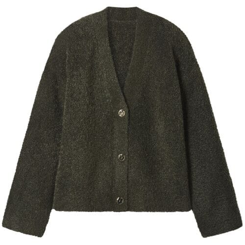 ESMARA Gebreid dames vest (Olijfgroen, M (40/42))