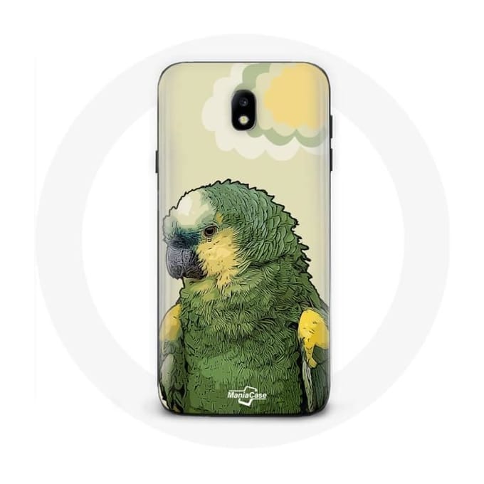 Hoesje voor Samsung galaxy J5 2017 Amazon Parrots Groen