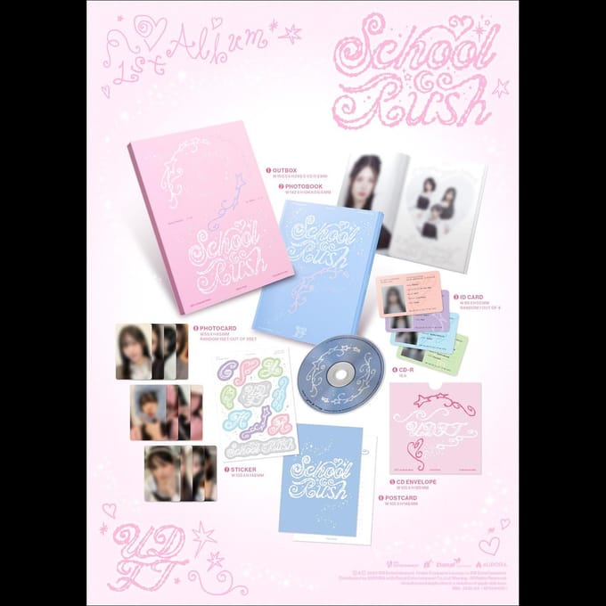 UDTT [School Rush] 1e Single Album 1EA white