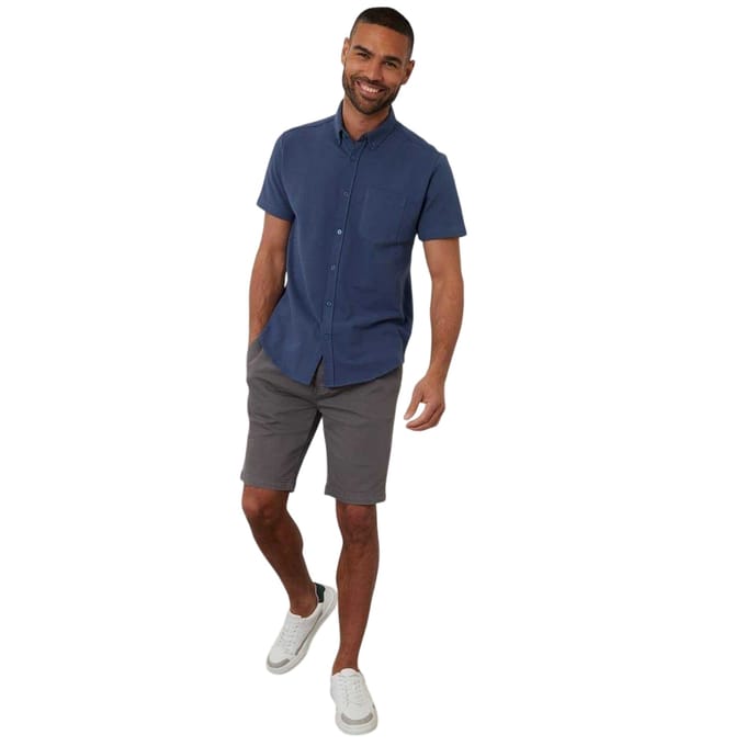 Threadbare Majestic-overhemd voor heren (Denim)
