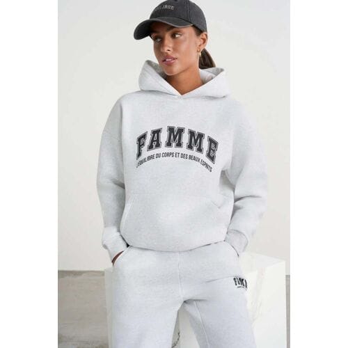 FAMME Équilibre Oversized Hoodie Blue S