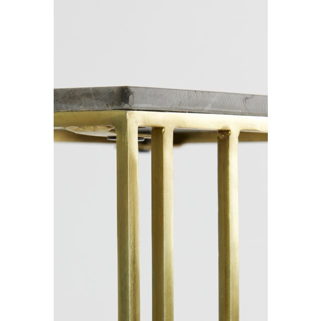 Light & Living Bijzettafel Roshan - Bruin - 41x31x71cm - Modern