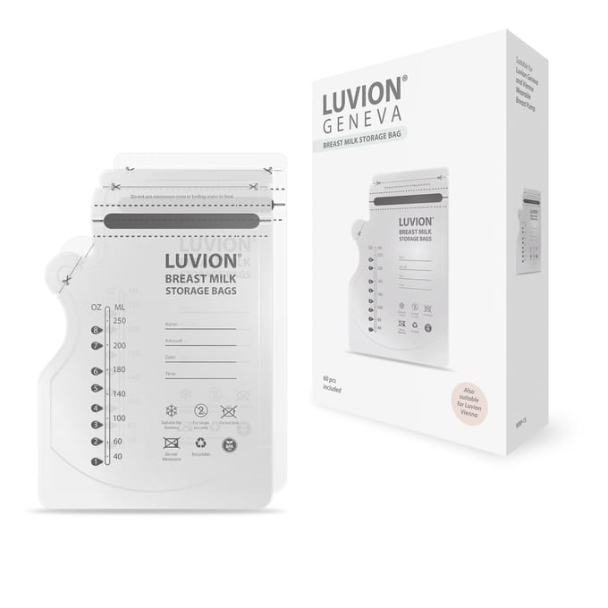 LUVION® Geneva Moedermelk Bewaarzakjes (60 stuks)