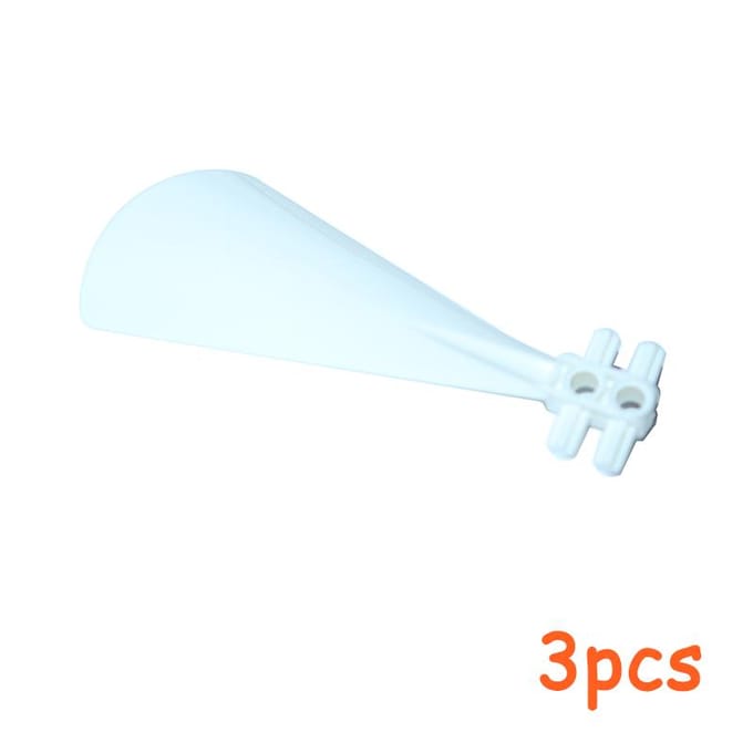Bouwstenen Windmolen Scène Assemblage Windenergie Opwekking Witte Grote Ventilatorbladen Hernieuwbare Energie Miniatuur MIJN EIGEN CREATIE Tech Blokken white