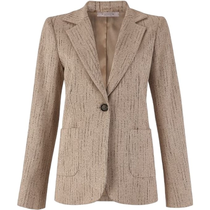 dames jassen d.exterieur - m-gested zachte jas - wit