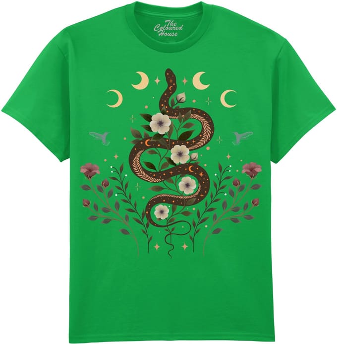 Slang Serpent Spell The Coloured House T-shirt S