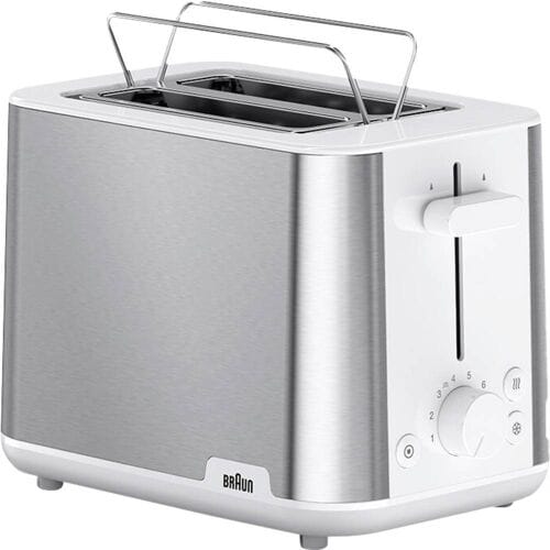 Braun PurShine, Broodrooster 2 Sneetjes Cool Touch, HT1510WH, Wit