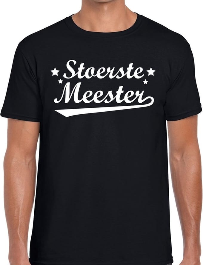 Stoerste meester cadeau t-shirt heren - Einde schooljaar/ meesterdag cadeau S