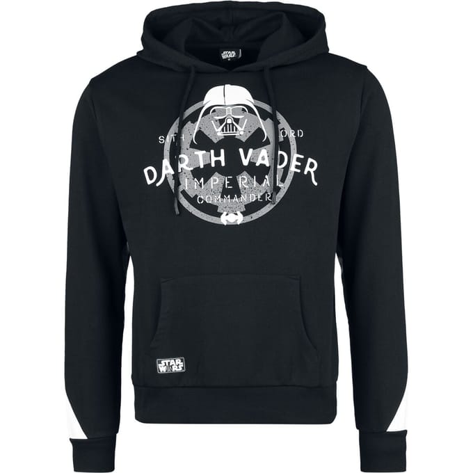 Star Wars - Disney Trui met capuchon - Darth Vader - Imperial Commander - M - voor Mannen - zwart-wit