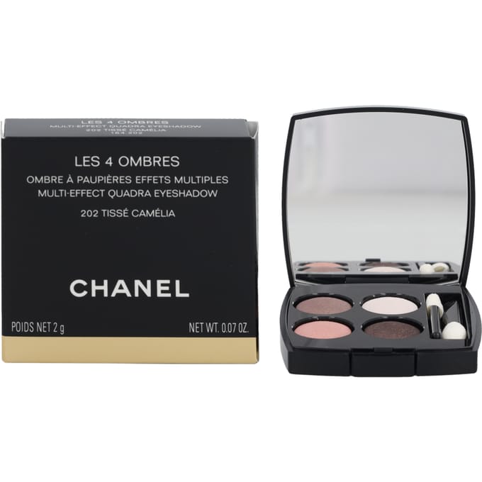 Chanel Les 4 Ombres Multi-Effect Quadra Eyeshadow - 202 Tiss‚ Cam‚lia - 2 g - oogschaduw palette