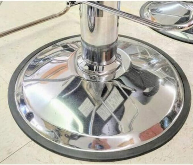 Barber Salon Chair Base Floor Protective Plastic Ring Gasket, Styling Chair Gasket Protective Rubber Ring (58cm)