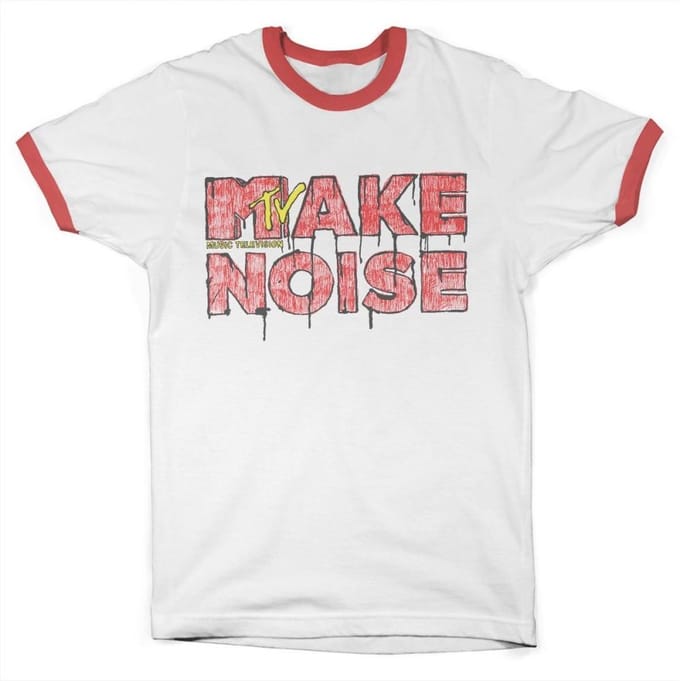 MTV Heren Tshirt -S- Make Noise Wit
