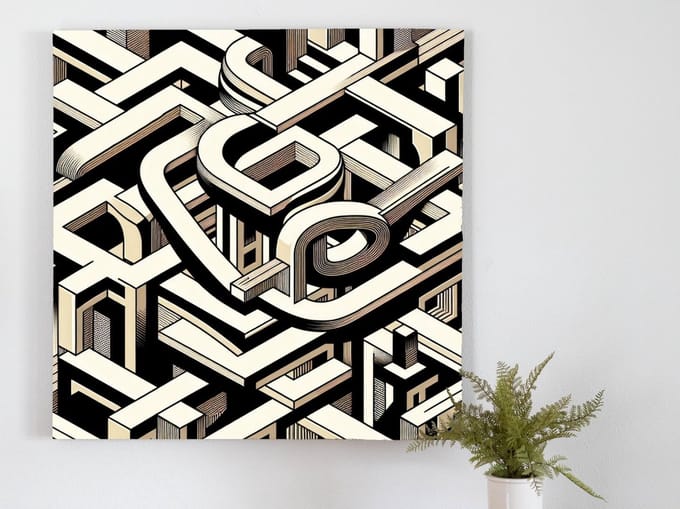 Kunstprint | Wanddecoratie | Dibond | 60 × 60 cm