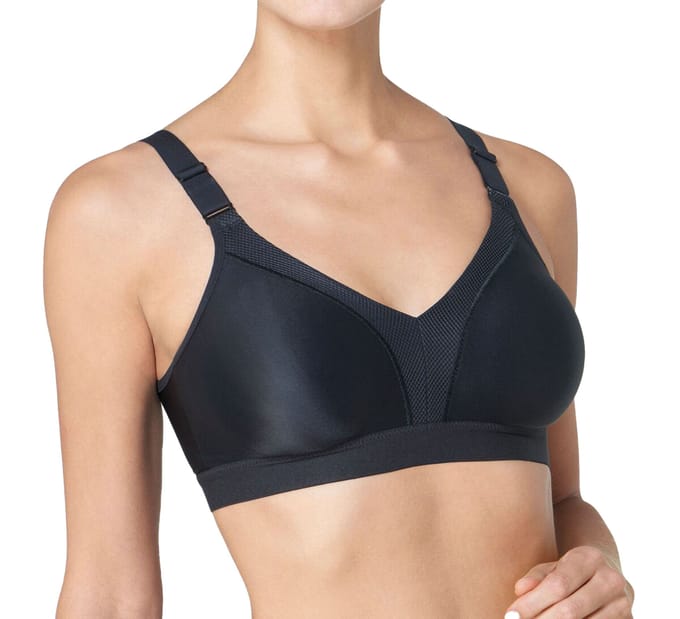 Triumph Triaction Wellness N Sportbeha - Zwart - Maat 80D
