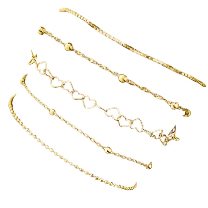 Nivard Armband - Staal - Nep Zilver - Dames - Nep Goud
