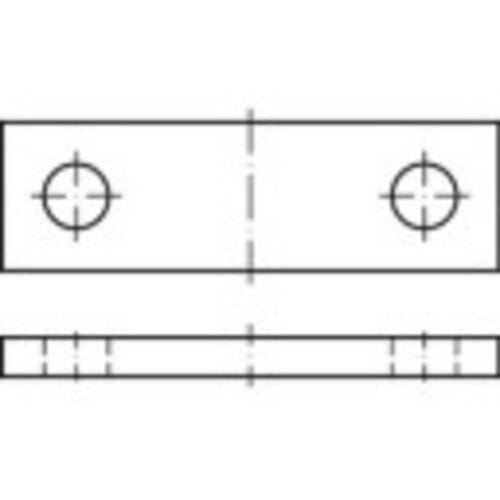 TOOLCRAFT Assteun Staal 147091 50 stuk(s) (Ø) 9 mm