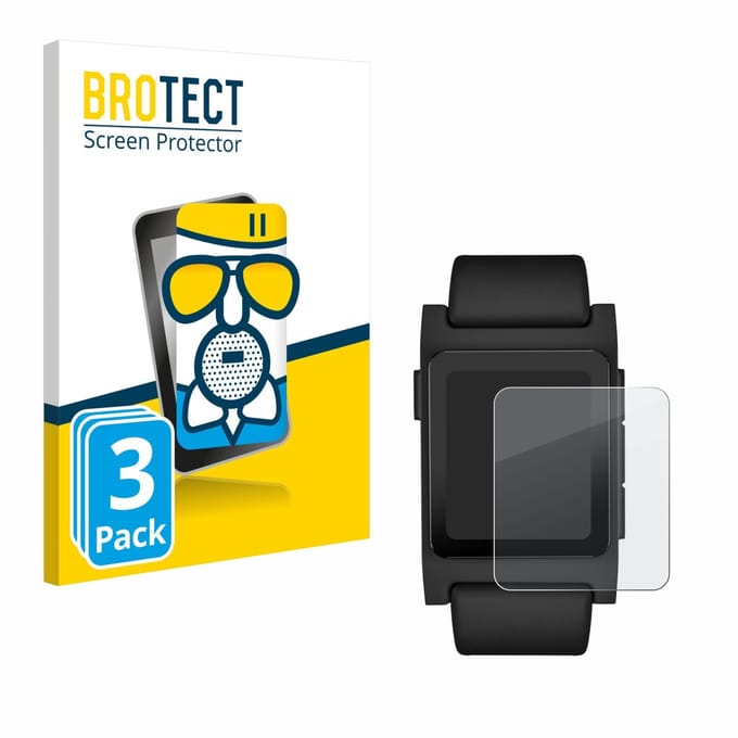 BROTECT - Screenprotector voor Pebble 2 Duo 2025 - Folie Beschermfolie Beschermglas matte 3 Stuks