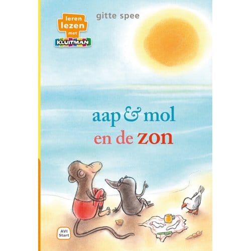 Aap & Mol En De Zon - Leren Lezen Met Kluitman - Gitte Spee