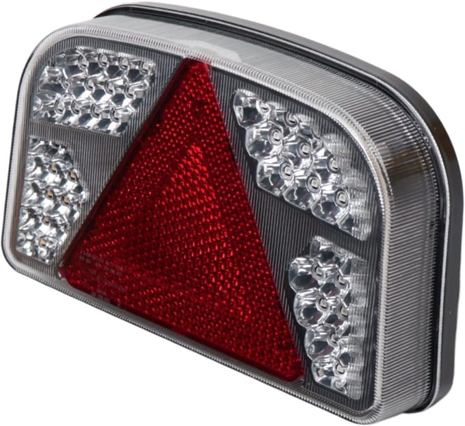 Achterlicht - Cantonal LED - rechts - 244x149x48 mm - 56 LEDs