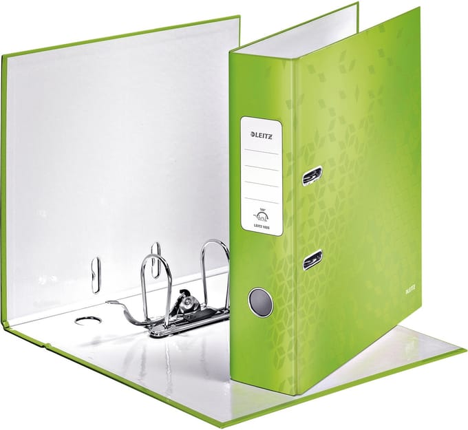 Leitz 180° WOW ringband A4 Groen | 10 stuks
