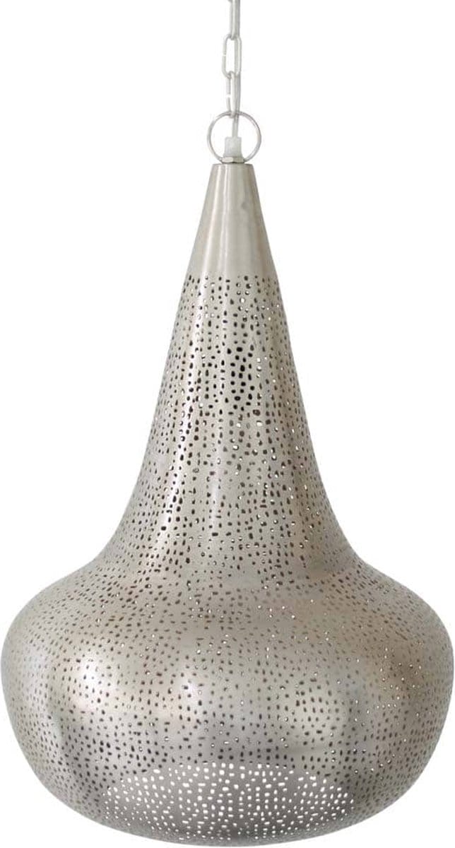 Safaary - Oosterse Hanglamp Nikkel Goud Carma Ø 35 x 50cm