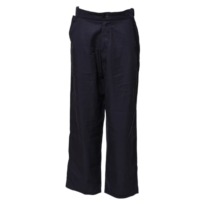 Levi's Marineblauwe Rechte Hoge Taille Chino Casual Broek