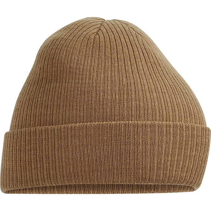 Beechfield Geribde muts Polylana (Koekje)
