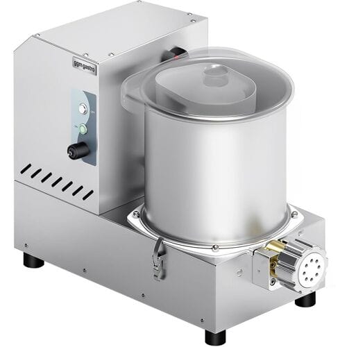 GGM Gastro Elektrische pastamachine - met ingebouwde planeetmenger - 8,4kg/u - 750W - matrijs Ø75mm - 220V zilver