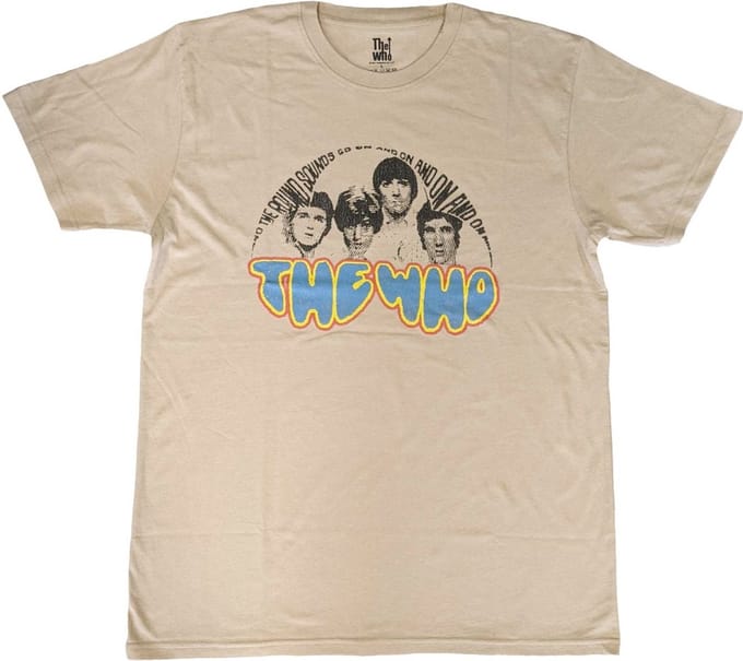 The Who - On And On Heren T-shirt - XL - Bruin