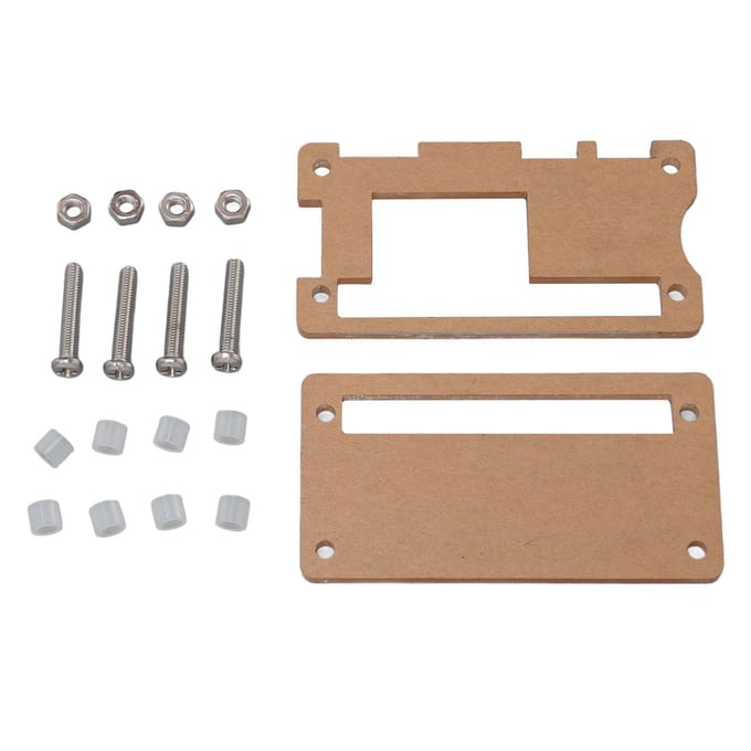Behuizing voor Orange Pi Zero 2W Stevig Duurzaam Transparant Acryl Precieze Uitsparingen Eenvoudige Ontwikkeling gray