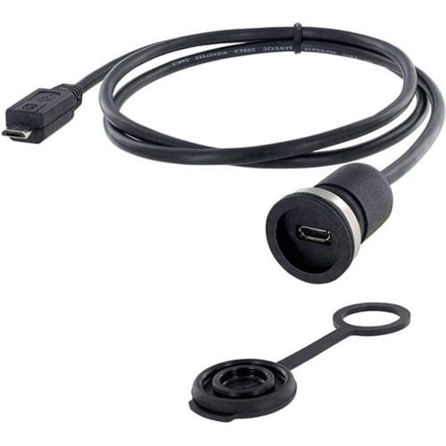Encitech 1310-1013-01 USB 2.0 bus Micro-B Chassisbus, inbouw M16 1 stuk(s)
