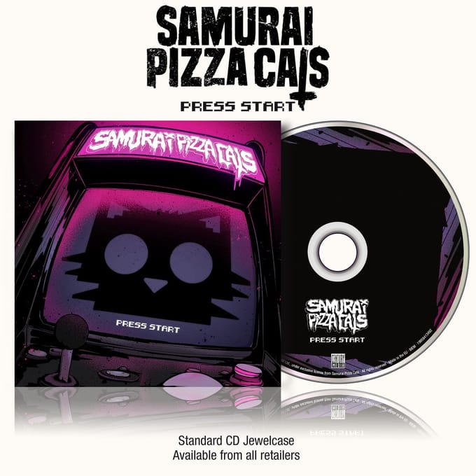 Samurai Pizza Cats CD - Press Start - voor Geen - standaard