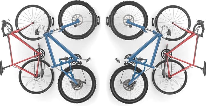 Fiets Muur Hanger - Ruimtebesparende Fiets Rek voor Garage - Pack van 4