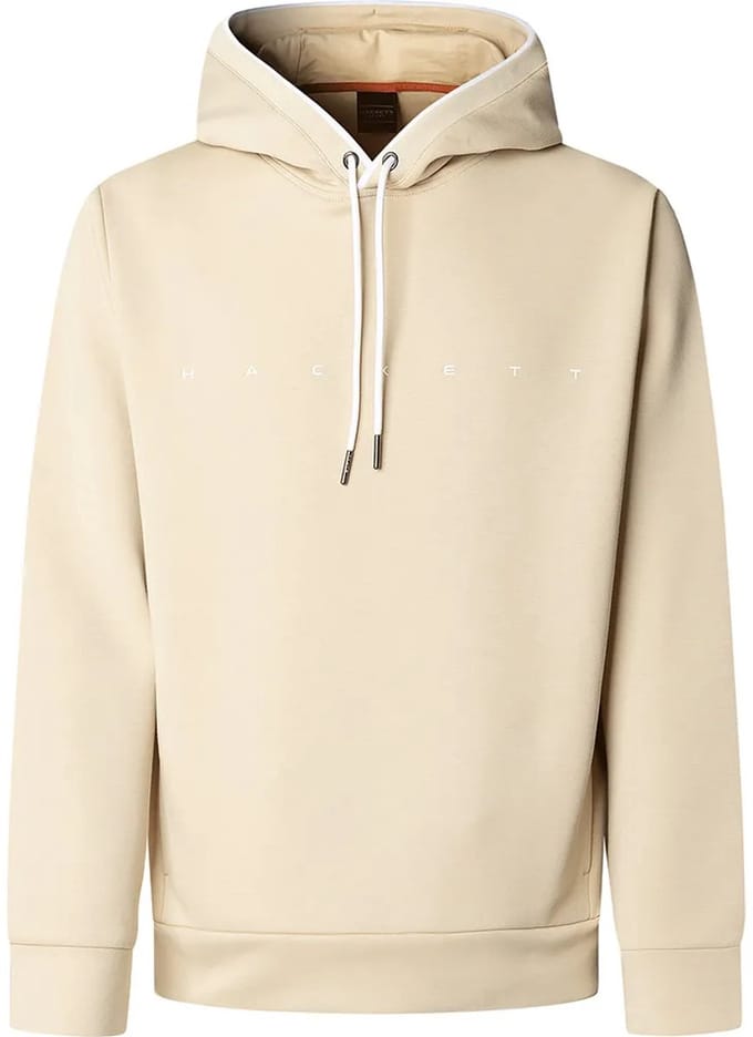 Hackett Essential Hoodie Beige M Man