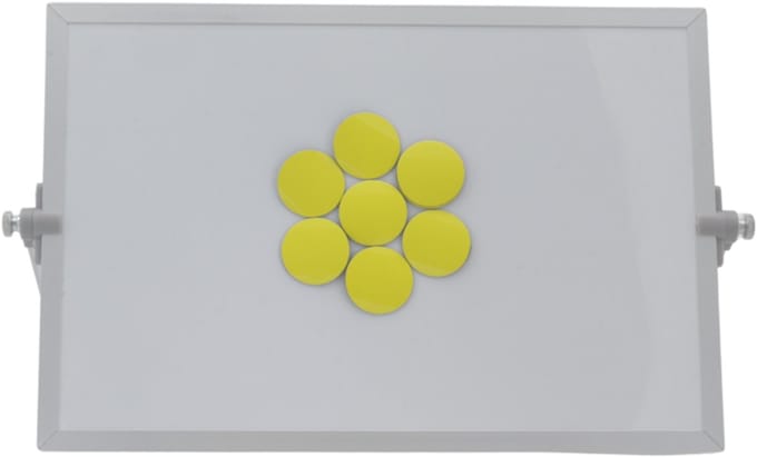 Sam Creative Whiteboard Magneten - Magnetisch Symbool - Cirkel 3cm - Geel - 25 stuks - Whiteboard