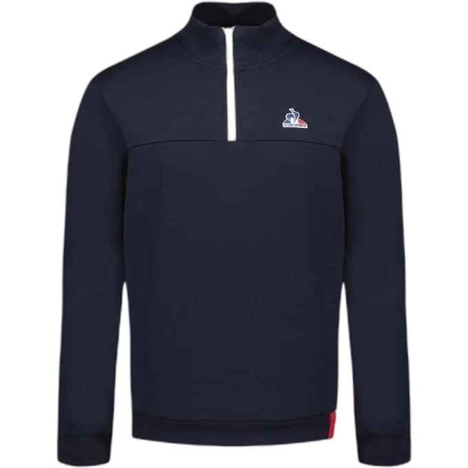Le Coq Sportif Tri Sp N°1 Sweatshirt Met Halve Rits Blauw S Man