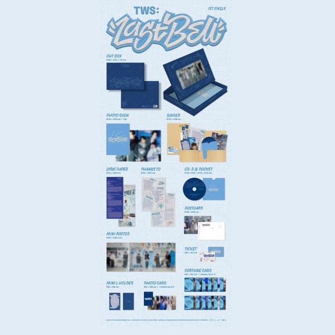 SELECT POB TWS 1e Single Album Last Bell No POB Ver white
