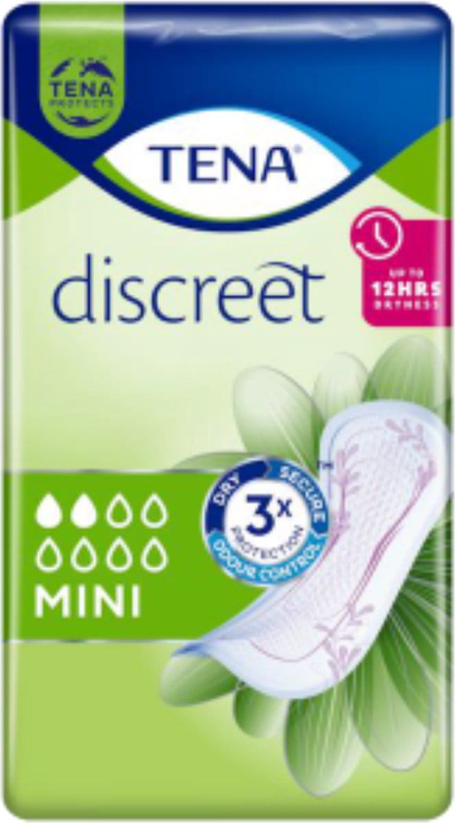 TENA Discreet Mini- 9 x 30 stuks voordeelverpakking